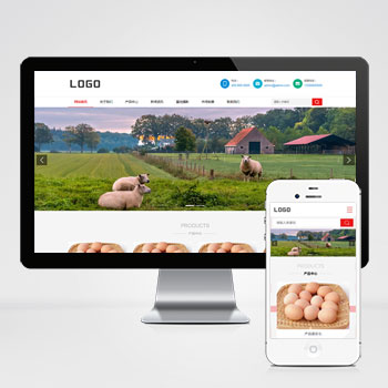 (自適應手機版網站)PHP畜牧養殖網站建設案例 農業養殖企業網站制作案例