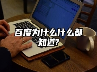 百度為什么什么都知道?
