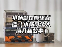 小楊哥在哪里直播（小楊哥個人簡介和故事）